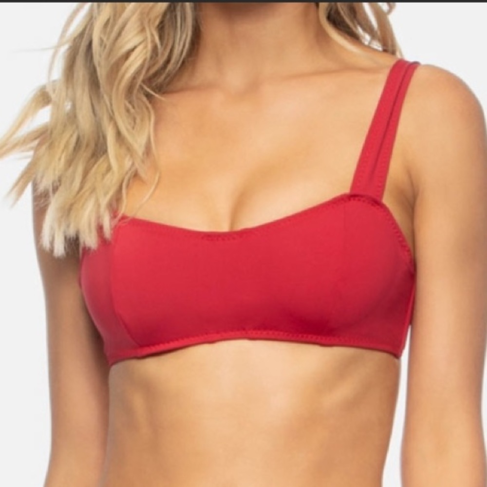 Tavik Red Bikini Top XS